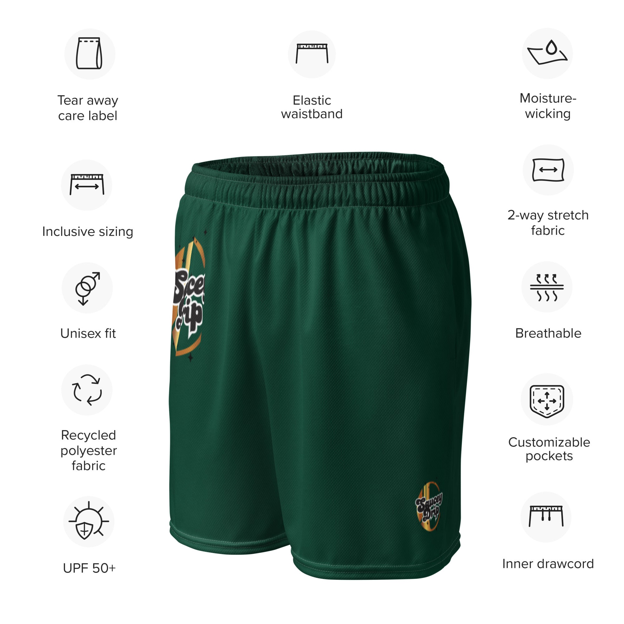 Saucey Drip Gym Shorts